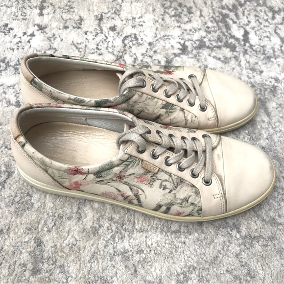 ecco floral sneakers